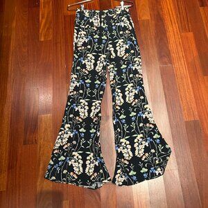 Zara Floral Flare Pants